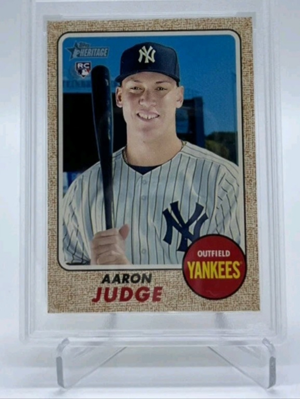 2017 Topps Heritage Aaron Judge Rookie Card Variation SP